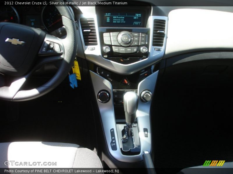 Silver Ice Metallic / Jet Black/Medium Titanium 2012 Chevrolet Cruze LS