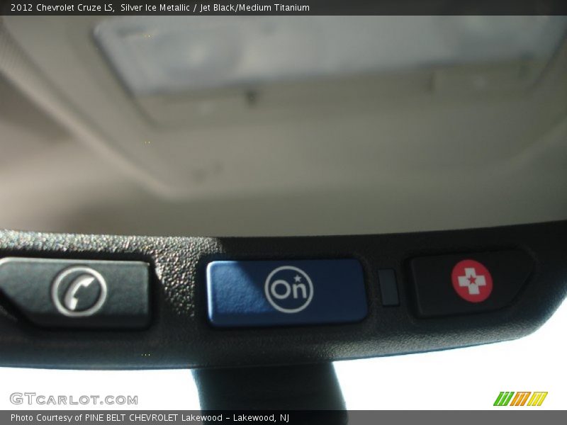 Silver Ice Metallic / Jet Black/Medium Titanium 2012 Chevrolet Cruze LS