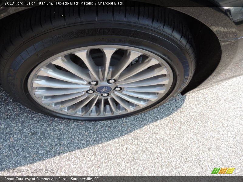 Tuxedo Black Metallic / Charcoal Black 2013 Ford Fusion Titanium