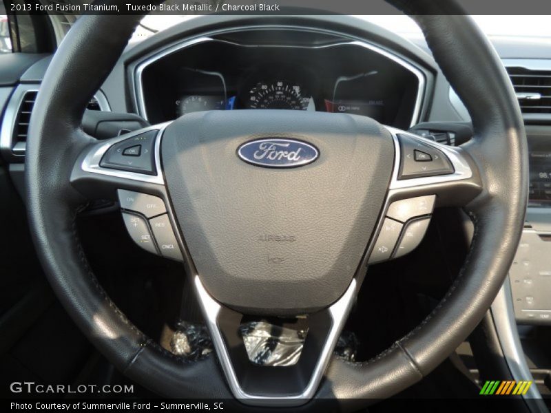Tuxedo Black Metallic / Charcoal Black 2013 Ford Fusion Titanium