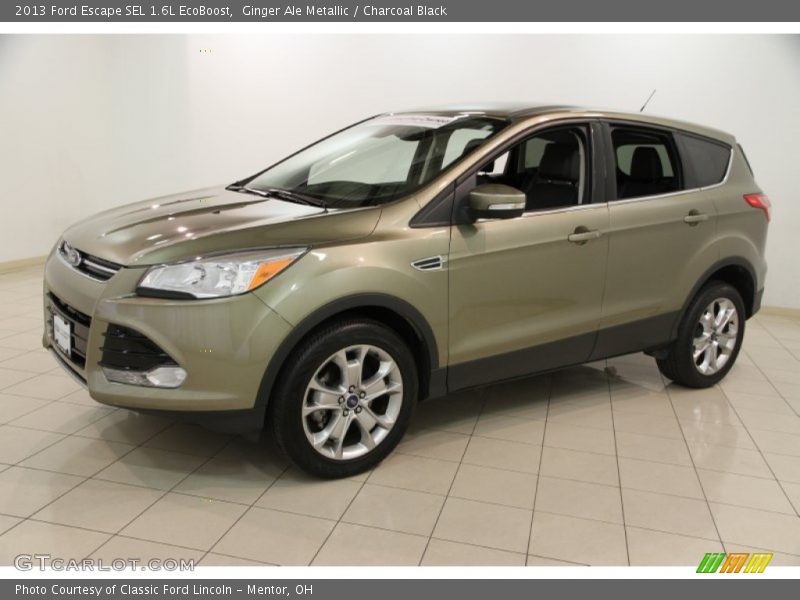 Ginger Ale Metallic / Charcoal Black 2013 Ford Escape SEL 1.6L EcoBoost