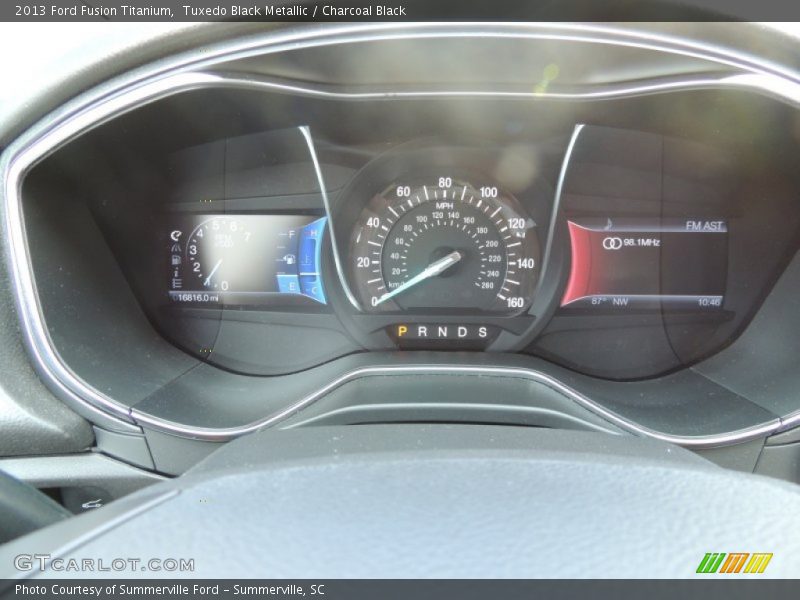 Tuxedo Black Metallic / Charcoal Black 2013 Ford Fusion Titanium