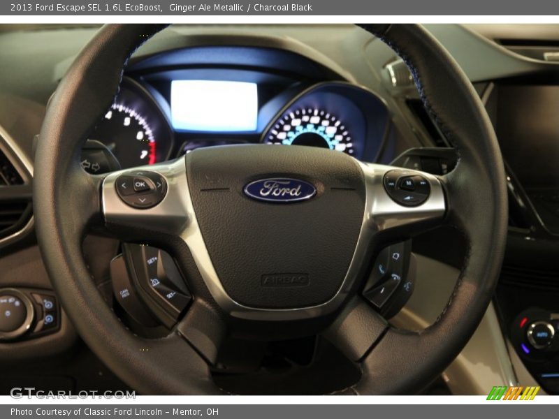 Ginger Ale Metallic / Charcoal Black 2013 Ford Escape SEL 1.6L EcoBoost