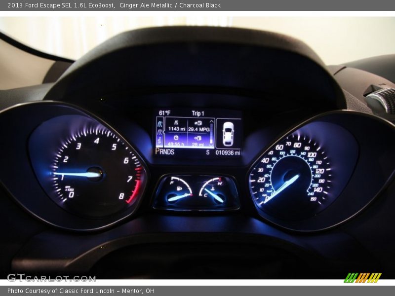 Ginger Ale Metallic / Charcoal Black 2013 Ford Escape SEL 1.6L EcoBoost