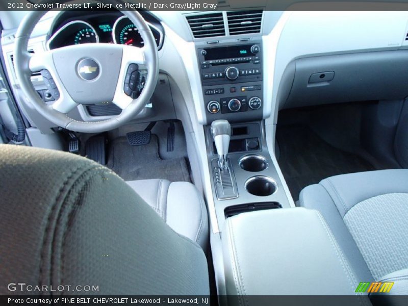 Silver Ice Metallic / Dark Gray/Light Gray 2012 Chevrolet Traverse LT