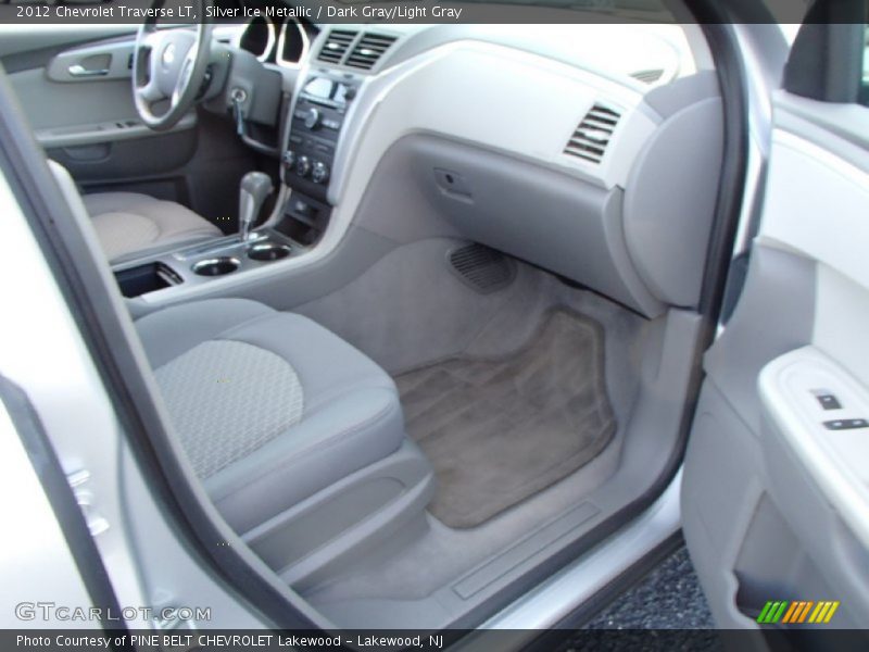 Silver Ice Metallic / Dark Gray/Light Gray 2012 Chevrolet Traverse LT