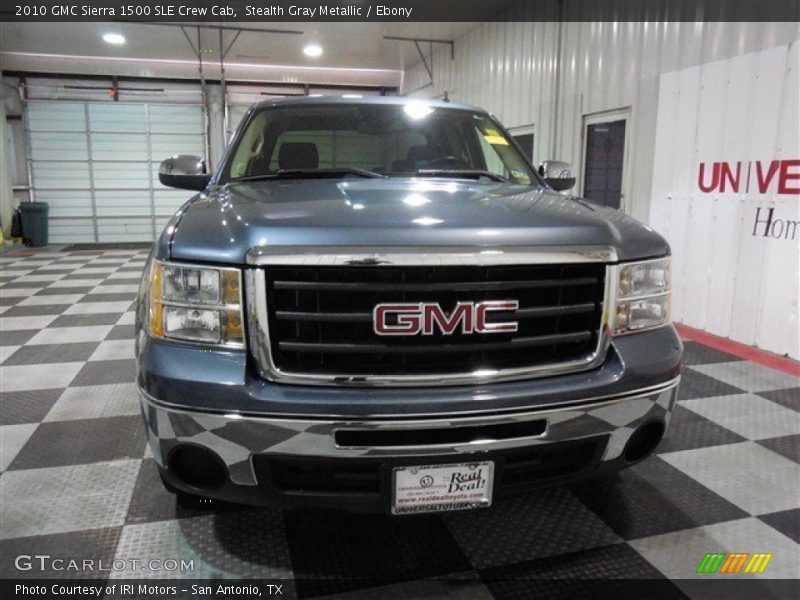 Stealth Gray Metallic / Ebony 2010 GMC Sierra 1500 SLE Crew Cab