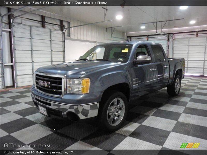 Stealth Gray Metallic / Ebony 2010 GMC Sierra 1500 SLE Crew Cab