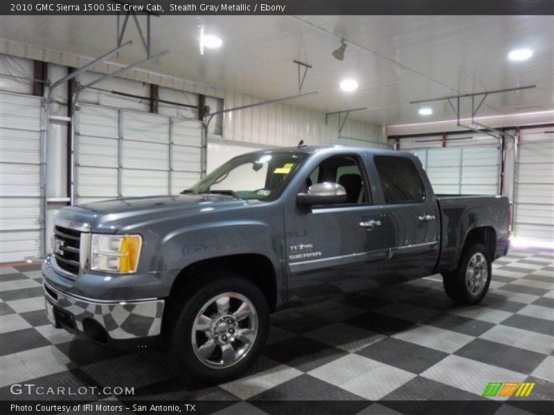 Stealth Gray Metallic / Ebony 2010 GMC Sierra 1500 SLE Crew Cab