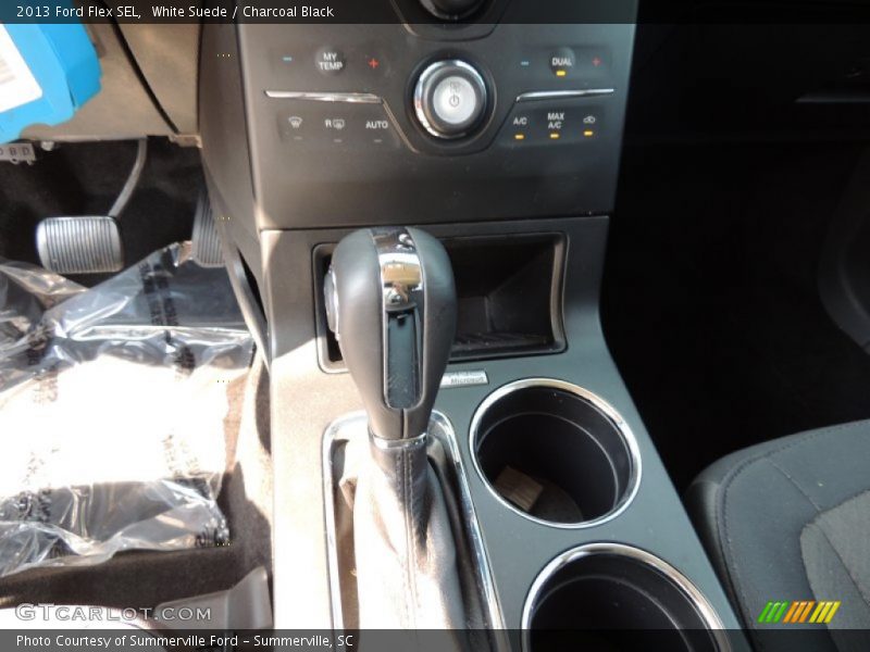 White Suede / Charcoal Black 2013 Ford Flex SEL