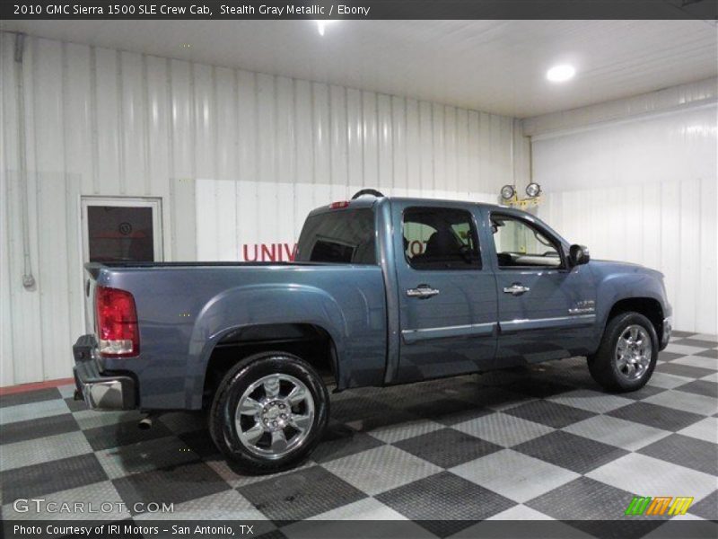 Stealth Gray Metallic / Ebony 2010 GMC Sierra 1500 SLE Crew Cab