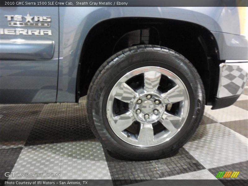 Stealth Gray Metallic / Ebony 2010 GMC Sierra 1500 SLE Crew Cab