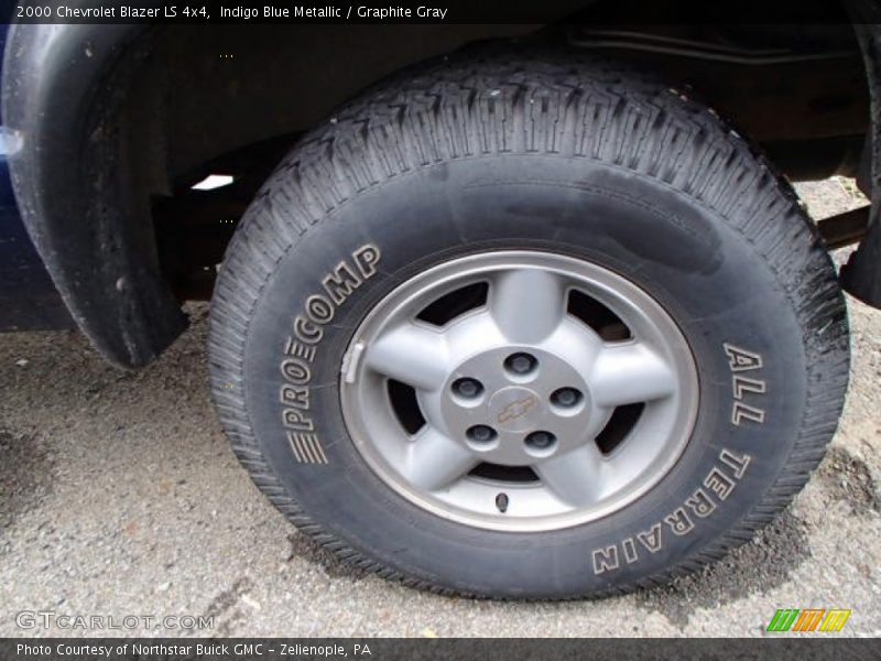 Indigo Blue Metallic / Graphite Gray 2000 Chevrolet Blazer LS 4x4