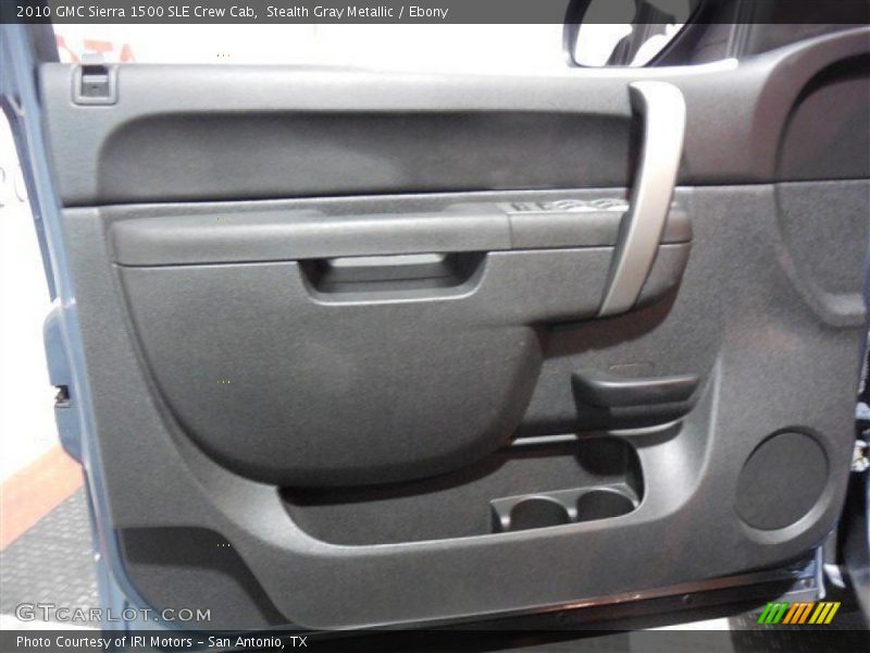 Stealth Gray Metallic / Ebony 2010 GMC Sierra 1500 SLE Crew Cab