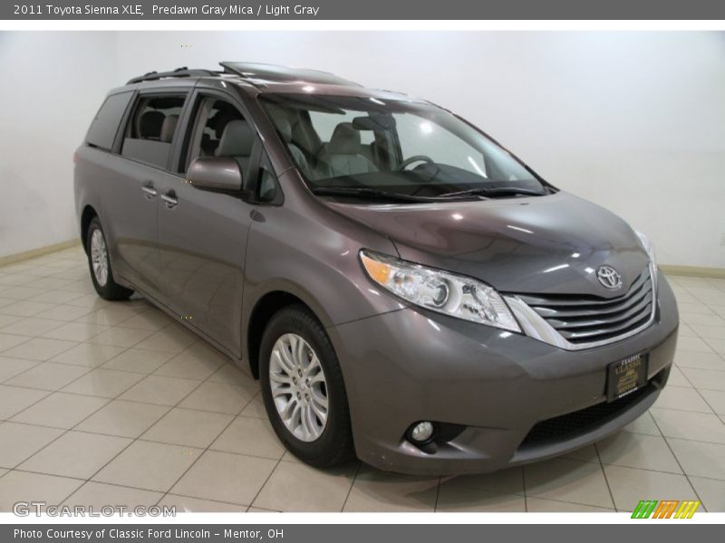 Predawn Gray Mica / Light Gray 2011 Toyota Sienna XLE