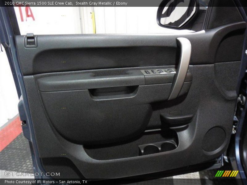 Stealth Gray Metallic / Ebony 2010 GMC Sierra 1500 SLE Crew Cab