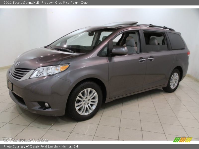 Predawn Gray Mica / Light Gray 2011 Toyota Sienna XLE