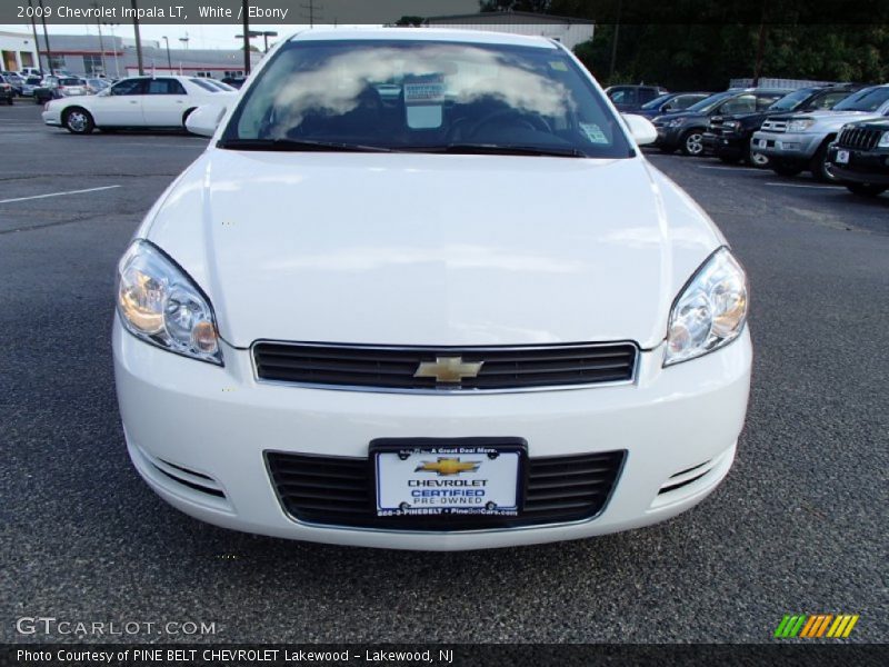 White / Ebony 2009 Chevrolet Impala LT