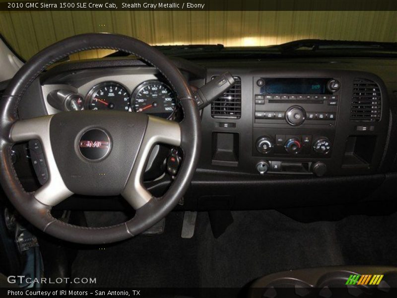 Stealth Gray Metallic / Ebony 2010 GMC Sierra 1500 SLE Crew Cab