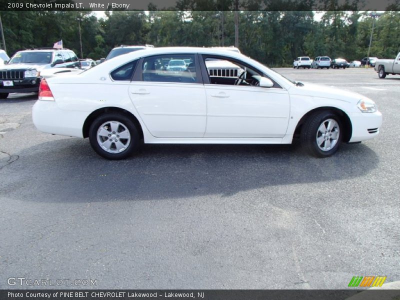 White / Ebony 2009 Chevrolet Impala LT