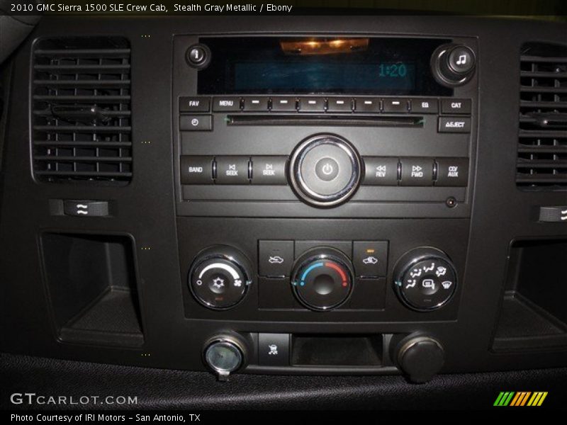 Stealth Gray Metallic / Ebony 2010 GMC Sierra 1500 SLE Crew Cab
