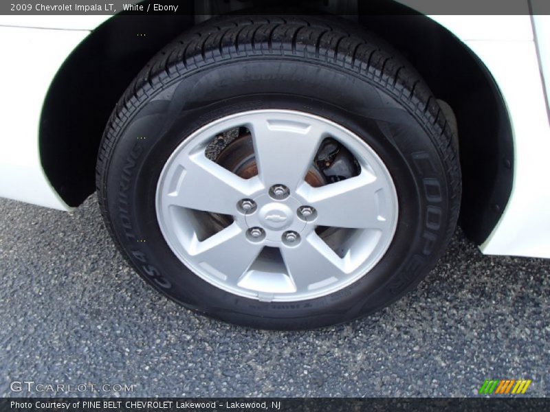 White / Ebony 2009 Chevrolet Impala LT