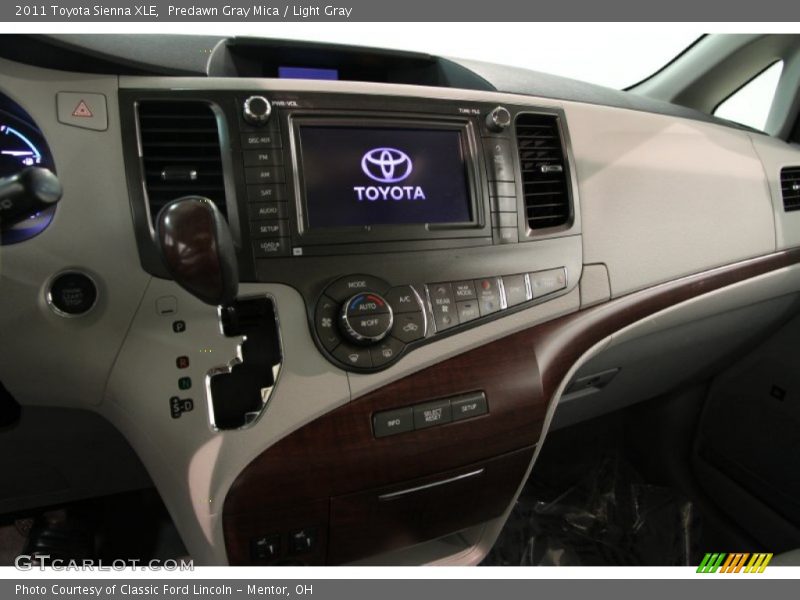 Predawn Gray Mica / Light Gray 2011 Toyota Sienna XLE