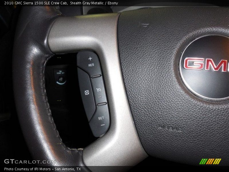 Stealth Gray Metallic / Ebony 2010 GMC Sierra 1500 SLE Crew Cab