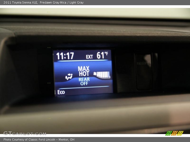 Predawn Gray Mica / Light Gray 2011 Toyota Sienna XLE