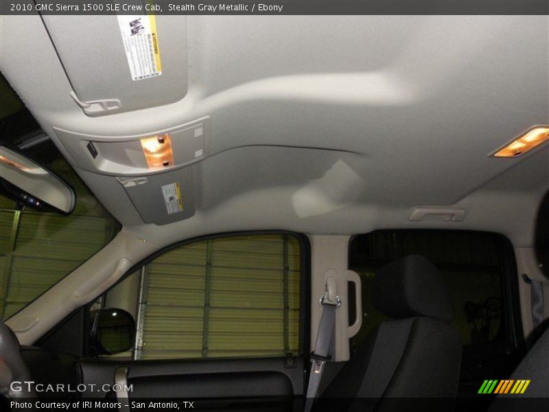 Stealth Gray Metallic / Ebony 2010 GMC Sierra 1500 SLE Crew Cab
