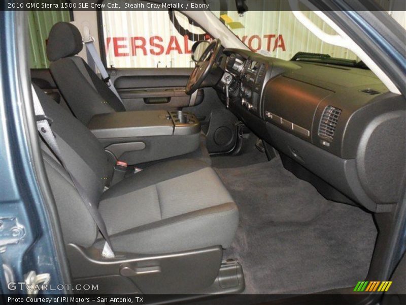 Stealth Gray Metallic / Ebony 2010 GMC Sierra 1500 SLE Crew Cab