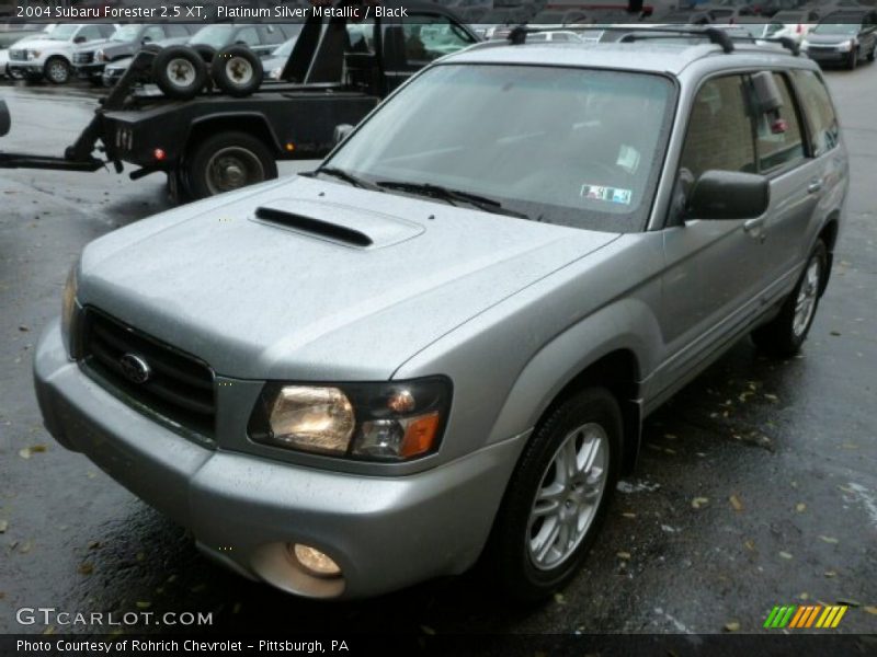 Platinum Silver Metallic / Black 2004 Subaru Forester 2.5 XT