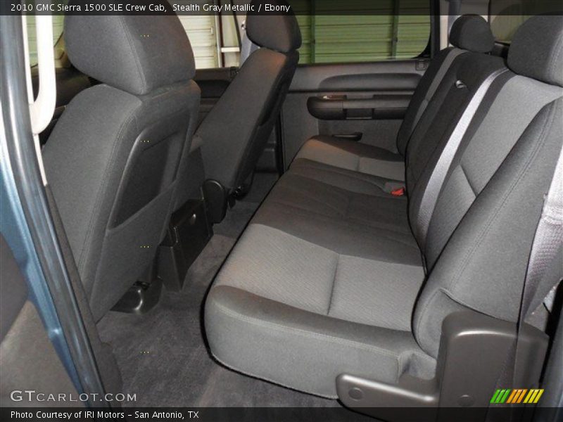 Stealth Gray Metallic / Ebony 2010 GMC Sierra 1500 SLE Crew Cab