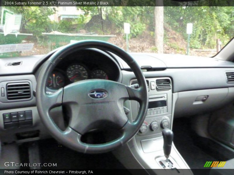 Platinum Silver Metallic / Black 2004 Subaru Forester 2.5 XT