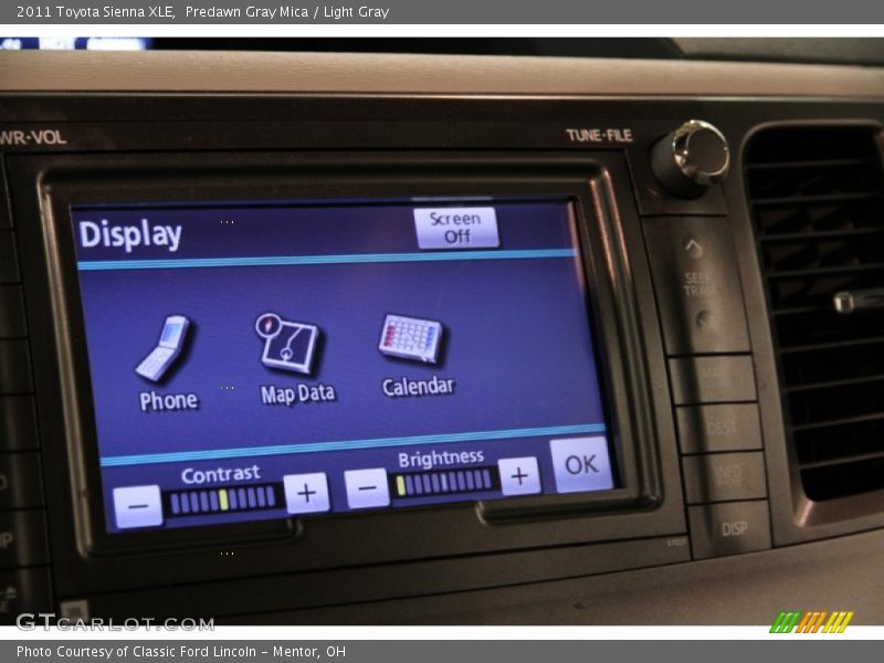 Predawn Gray Mica / Light Gray 2011 Toyota Sienna XLE