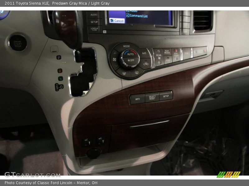 Predawn Gray Mica / Light Gray 2011 Toyota Sienna XLE