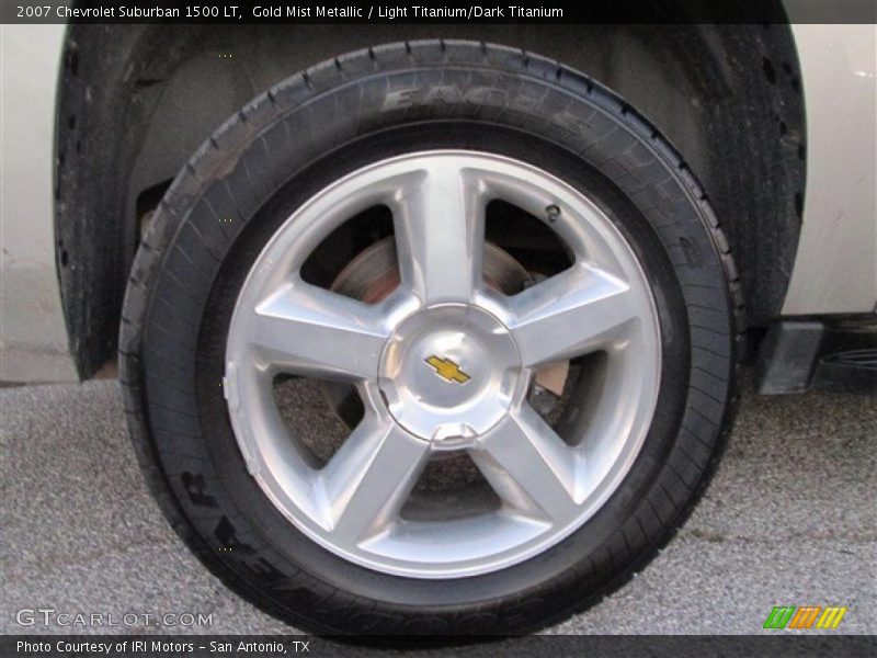 Gold Mist Metallic / Light Titanium/Dark Titanium 2007 Chevrolet Suburban 1500 LT