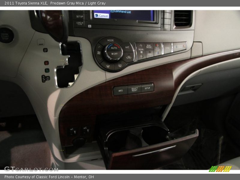 Predawn Gray Mica / Light Gray 2011 Toyota Sienna XLE