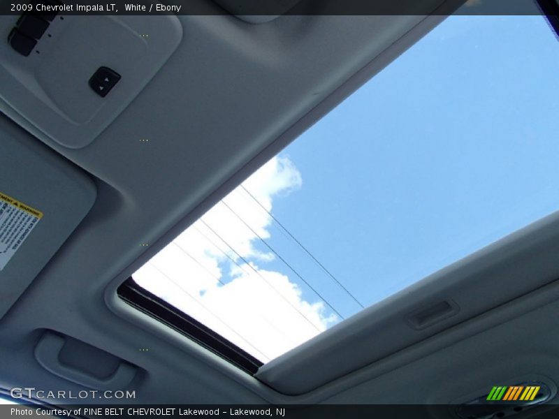 White / Ebony 2009 Chevrolet Impala LT