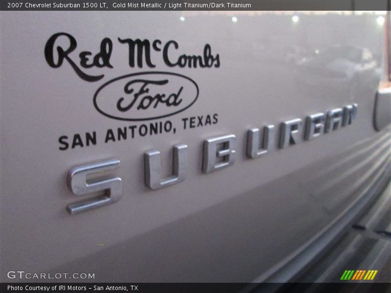 Gold Mist Metallic / Light Titanium/Dark Titanium 2007 Chevrolet Suburban 1500 LT