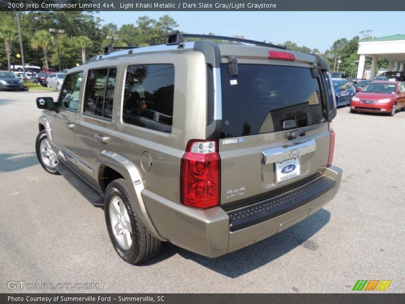 Light Khaki Metallic / Dark Slate Gray/Light Graystone 2006 Jeep Commander Limited 4x4