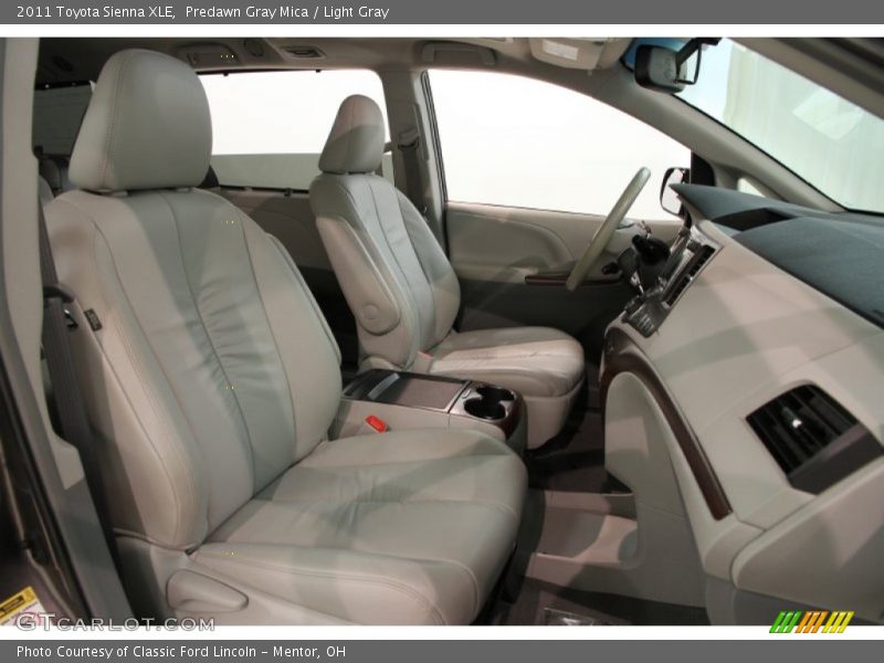 Predawn Gray Mica / Light Gray 2011 Toyota Sienna XLE