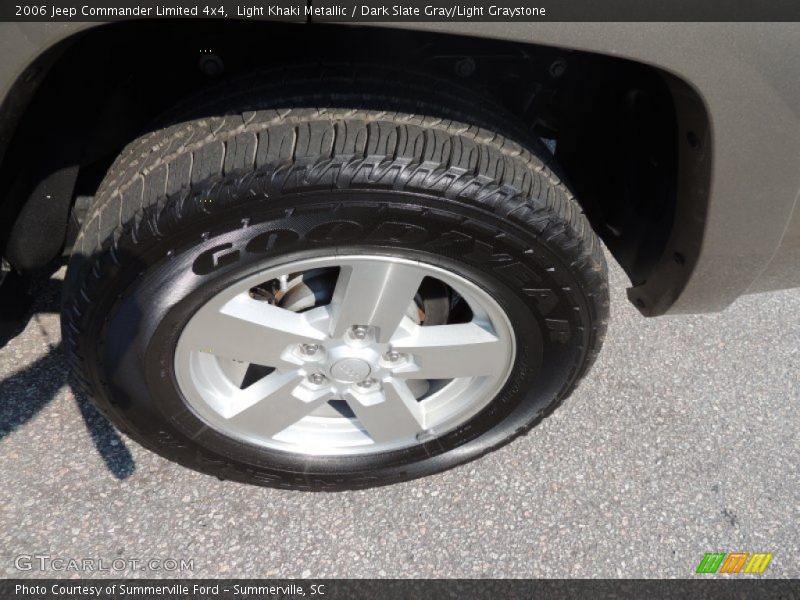 Light Khaki Metallic / Dark Slate Gray/Light Graystone 2006 Jeep Commander Limited 4x4