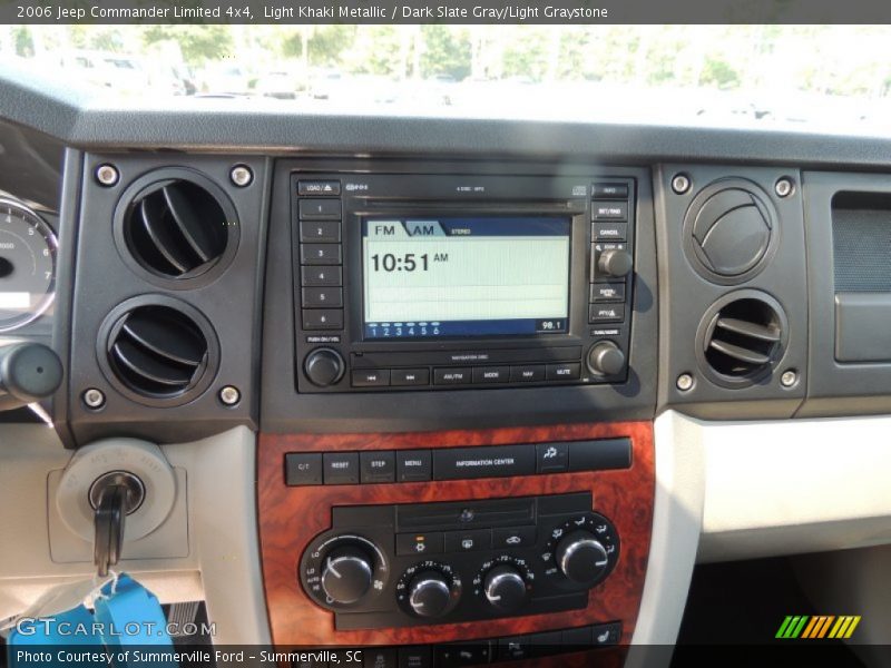 Light Khaki Metallic / Dark Slate Gray/Light Graystone 2006 Jeep Commander Limited 4x4