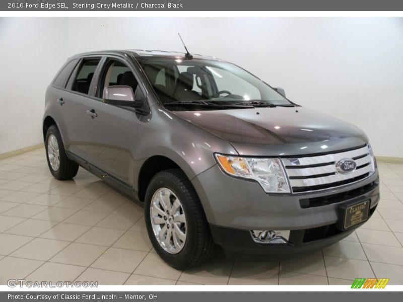 Sterling Grey Metallic / Charcoal Black 2010 Ford Edge SEL