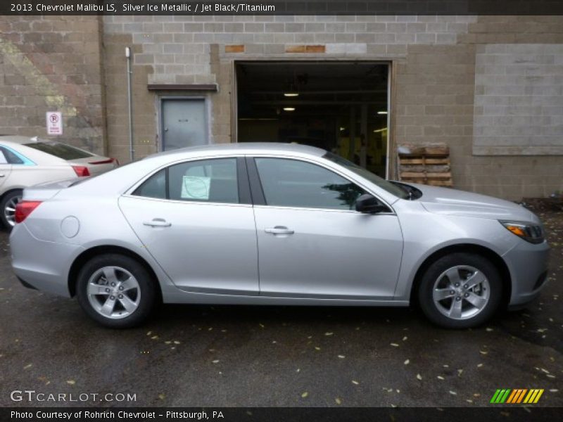 Silver Ice Metallic / Jet Black/Titanium 2013 Chevrolet Malibu LS
