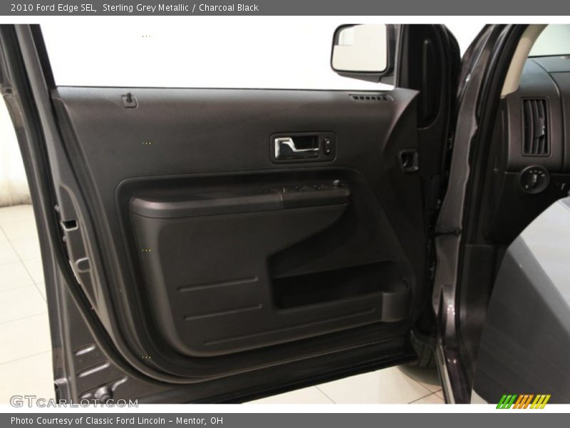 Sterling Grey Metallic / Charcoal Black 2010 Ford Edge SEL