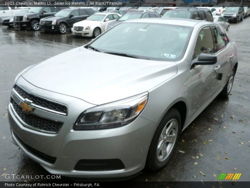 Silver Ice Metallic / Jet Black/Titanium 2013 Chevrolet Malibu LS