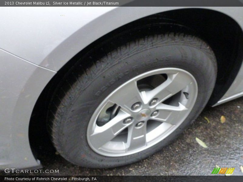 Silver Ice Metallic / Jet Black/Titanium 2013 Chevrolet Malibu LS