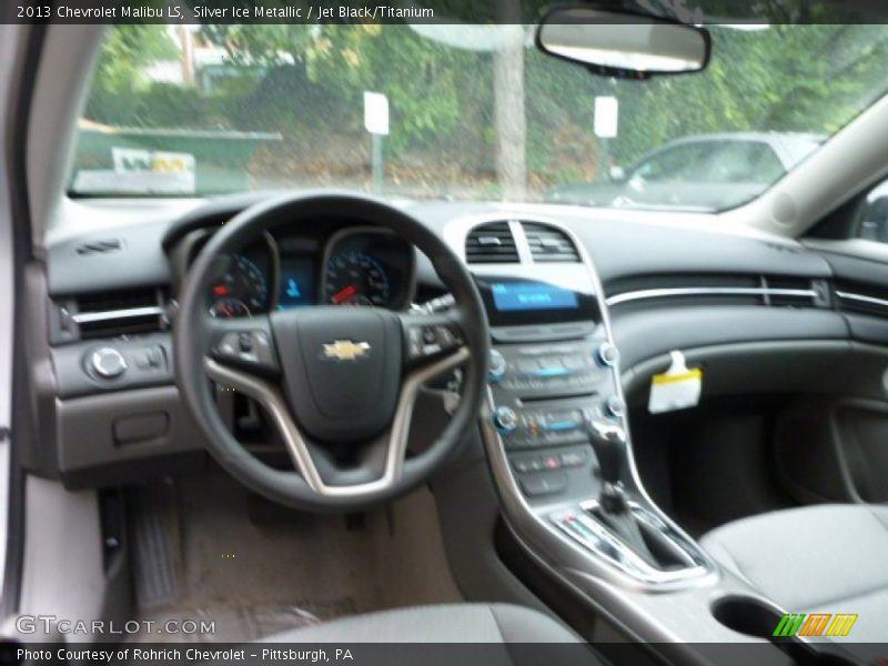 Silver Ice Metallic / Jet Black/Titanium 2013 Chevrolet Malibu LS
